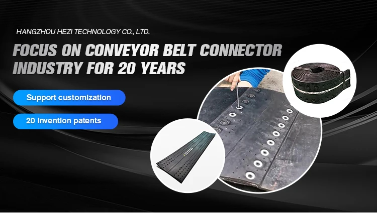 Rubber Conveyor Belt Fastener - Durable Stainless Steel Hooks