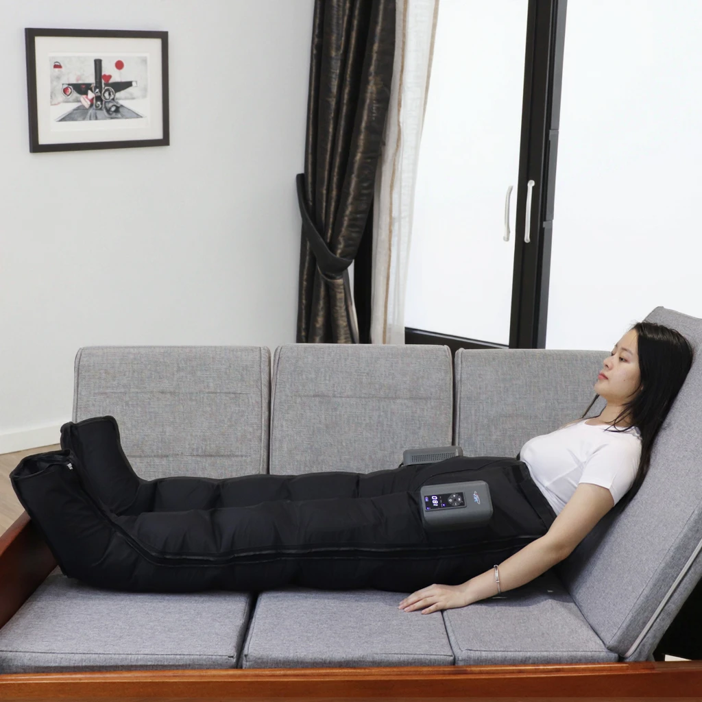 6 Chamber Wireless Leg Massager for Body Application Athlete Recovery