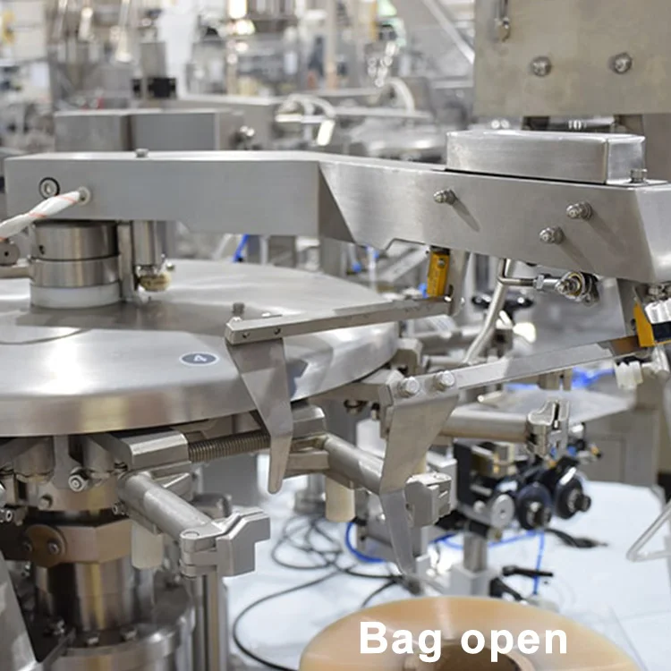 Automatic Self-Heating Meals Rotary System Packing Line 50bag/min for Army Food Rations