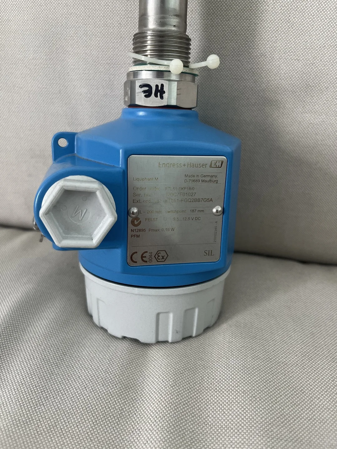 E+H Endress+Hauser Liquid Tuning Fork Switch FTL51B-NCA4BBFAA1AJA1VCJ ...