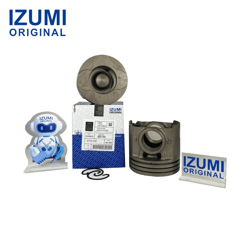 IZUMI ORIGINAL 12V140 Piston Kit for Komatsu Engine Replacement Spare Parts