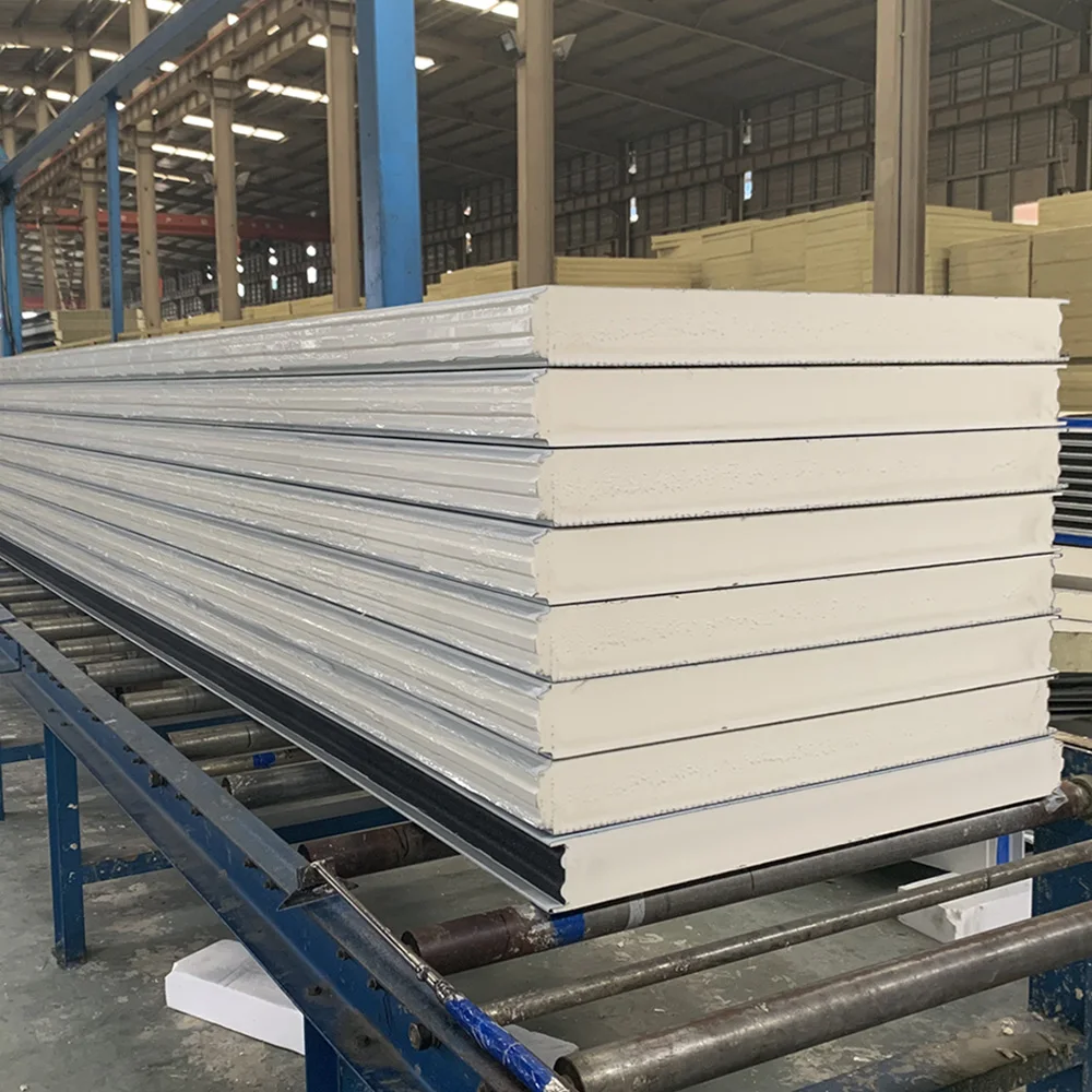 Aluminium Polyurethane Sandwich Panel Insulation Cold Room Panel PIR Wall Panel Cladding Building Materials