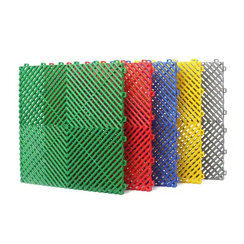 Direct Factory High Tensile Strength Plastic Garage Flooring Tiles