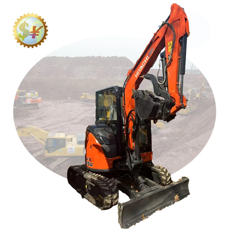 Used Hitachi ZX35u-5A Mini Crawler Excavator 99% Japan Made 3 Ton