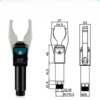 Pneumatic Air Sprue Gripper Picker Grabber With Air Cylinder - Buy ...