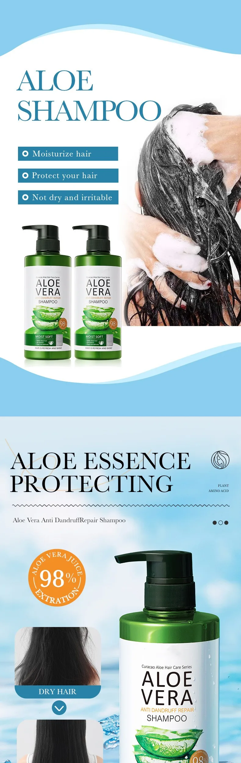 Succsion Private Label Hair Care Natural Organic Repair Bio Plant Aloe