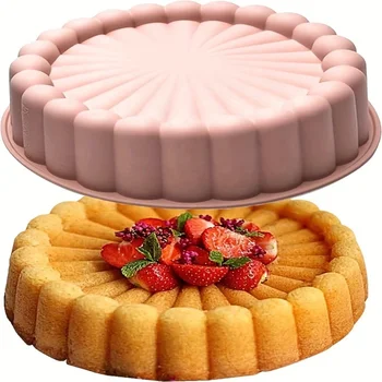 Food grade Reusable Silicone Cake Molds Baking Molds Muffin Cups,Nonstick Cupcake Baking Liners Decorating Mould Bakeware Tools
