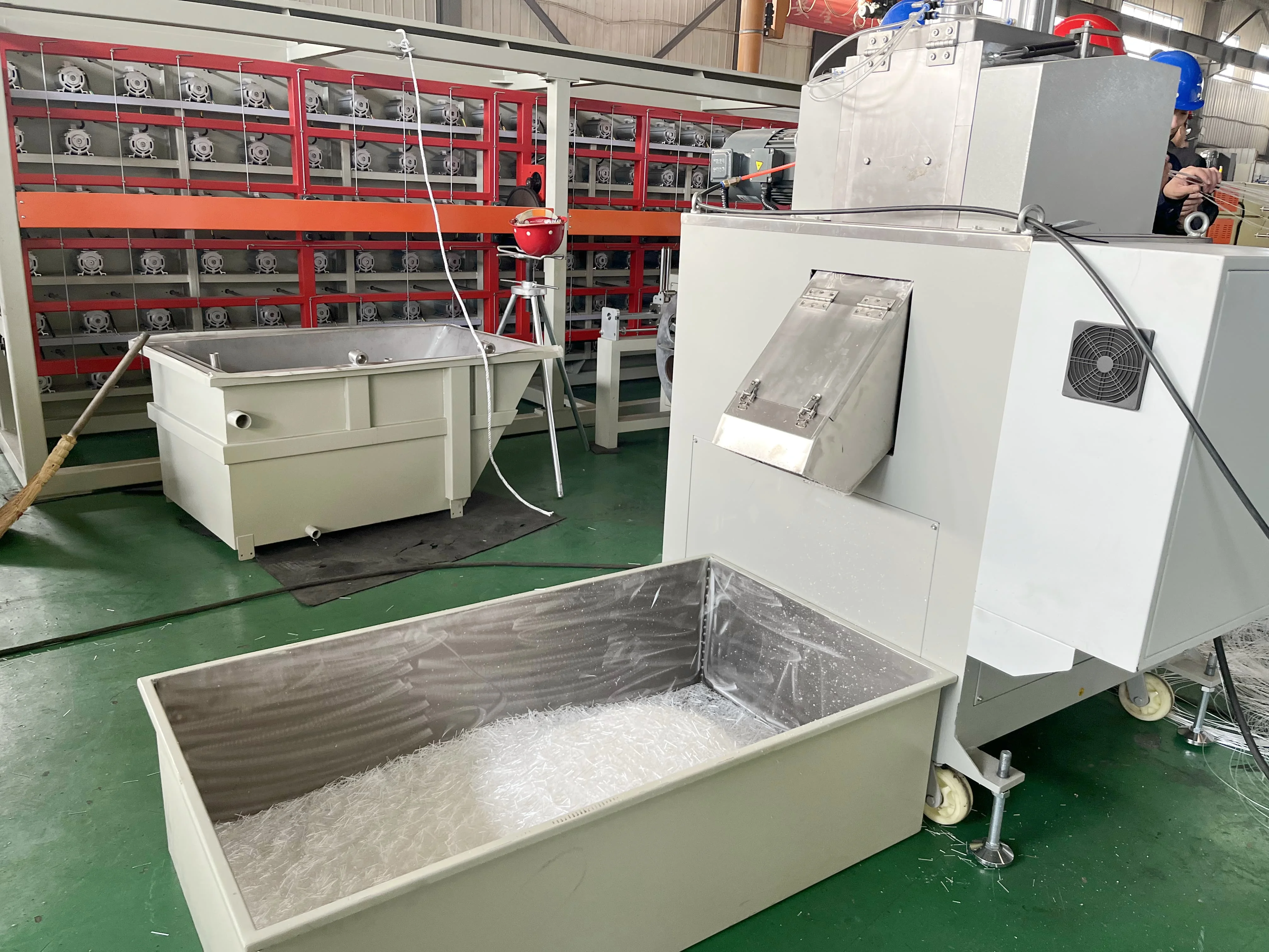 pp Polypropylene Micro Macro Fiber Yarn Making Machine with Online Cutting Machine Whole Unit