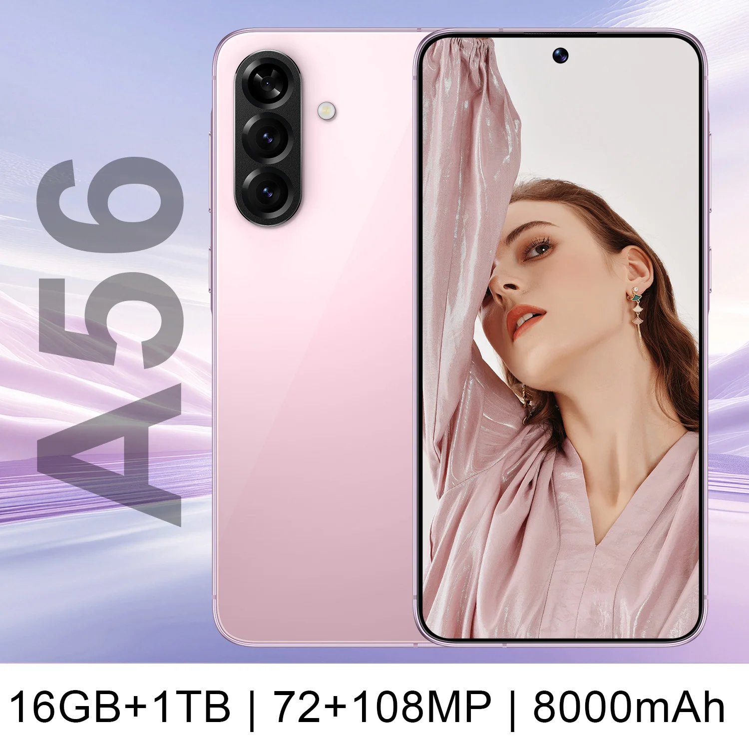 Android 14 Go Edition Dual SIM Smartphone - 1GB RAM, 16GB ROM