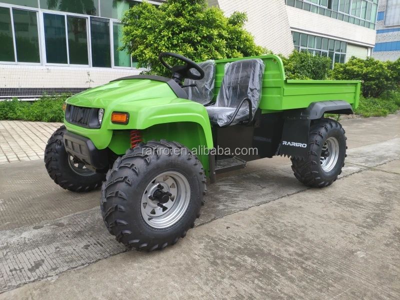 Chinese farm vehicle manufacturer electric UTV with cargo box for sale