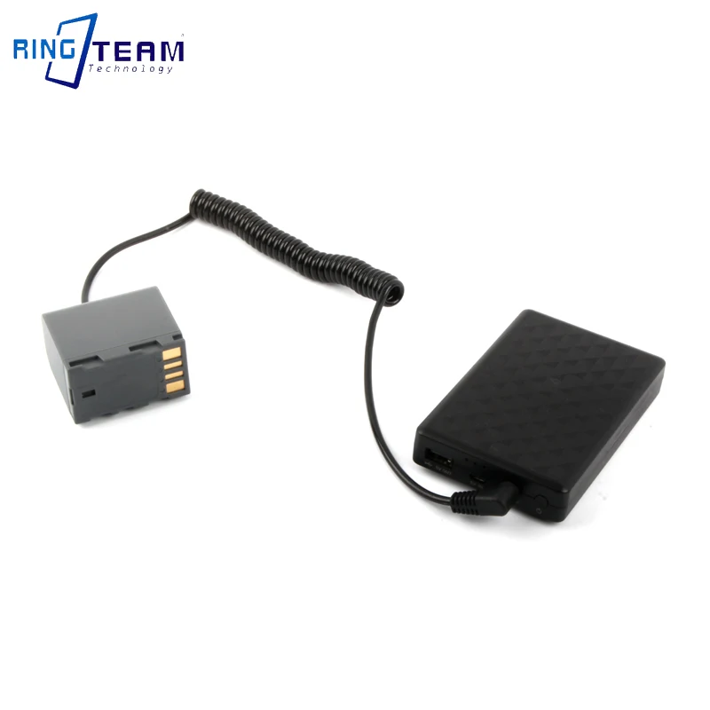 DC Male Coiled Cable BN-VF823 Dummy Battery for JVC HD300 HD320 HM200 830 GR-D850 750 Cameras manufacture