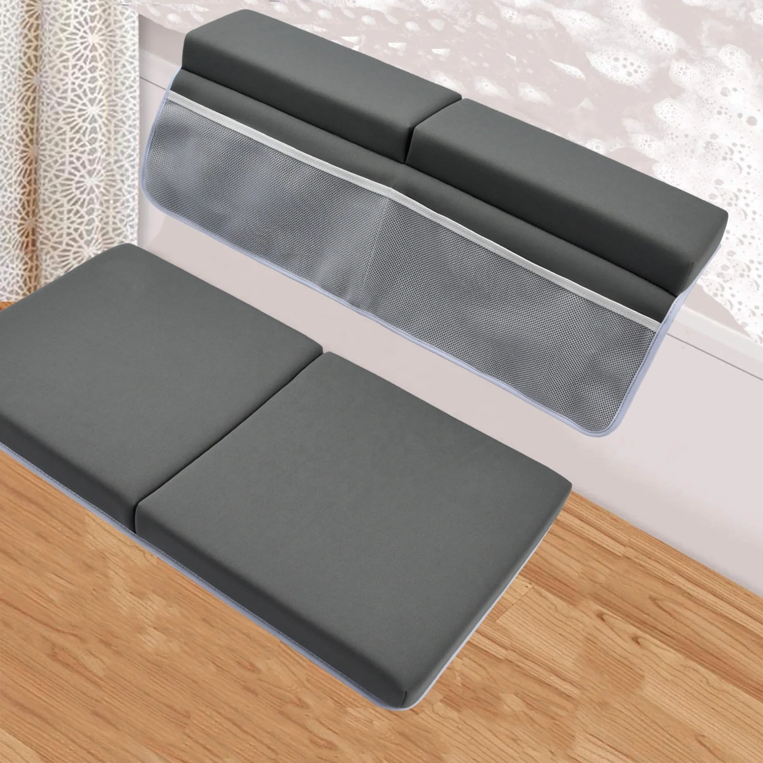 Bath Kneeler Elbow Rest Set Baby Bath Kneeling Pad Thick Nonslip