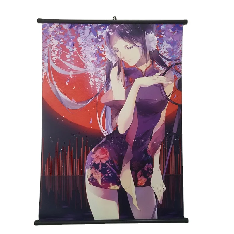 Why does anime wall art come on scrolls?