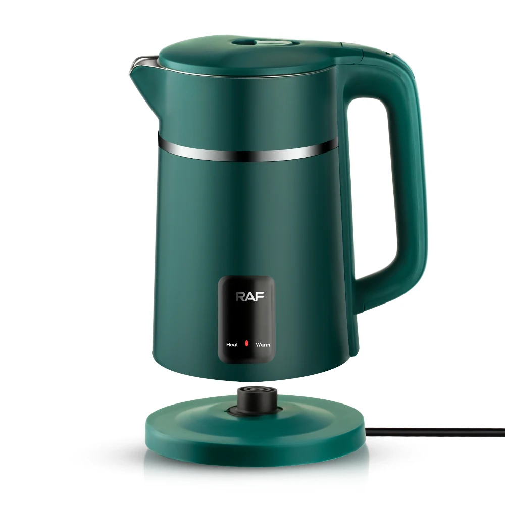 Double Wall Kettle Stainless Steel Insulation Kettle Cool Touch 2l