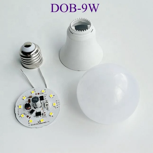 DOB 7W 9W 12W 15W 100Lm/W светодиодные лампы полной мощности