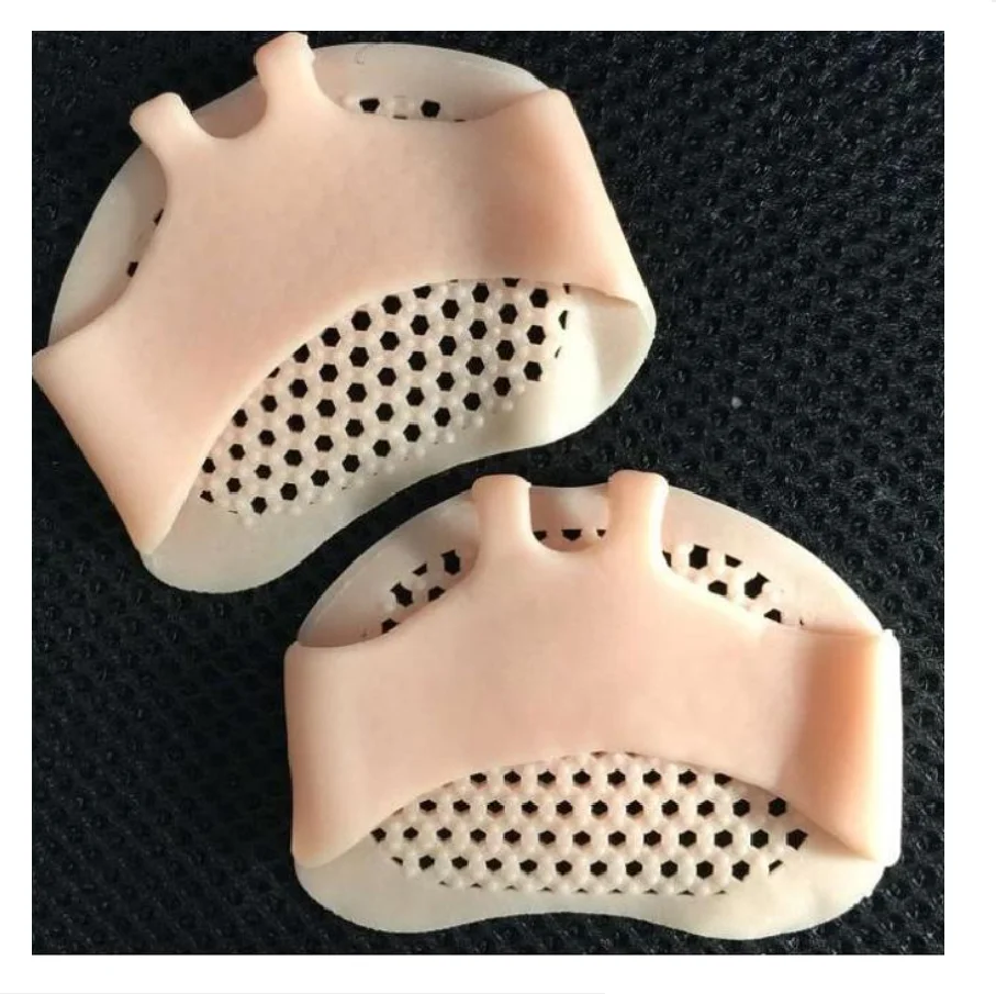 Прокладка для передней части стопы из силикагеля с Сотами Регулируемая мягкая дышащая Защитная обуви на высоком каблуке эластичный износостойкий разделитель пальцев