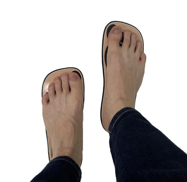 Customized Color Disposable Sticky Spray Tan Feet Eva Adhesive Bottom