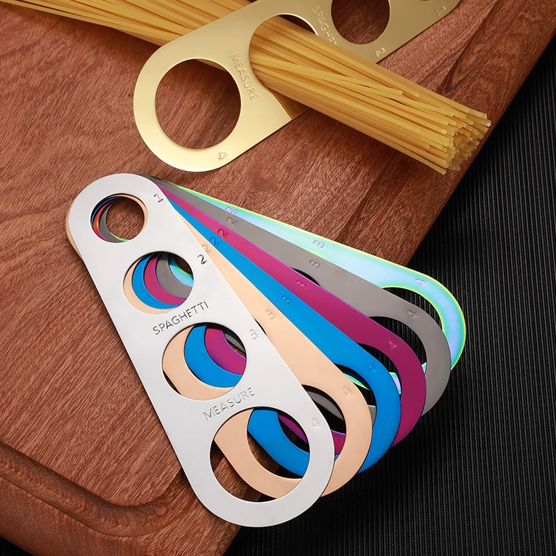 Kitchen Template Stainless Steel Adjustable Pasta Measuring Tool Spaghetti Measurer