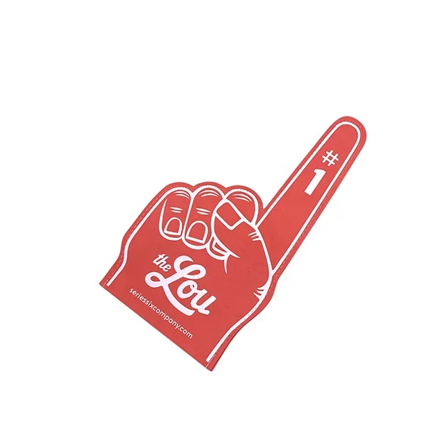 cheap promotional custom eva hand, sponge foam cheering hand, foam finger hand