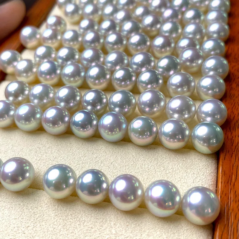Natural Seawater Akoya Beads Wholesale Japanese Pearls