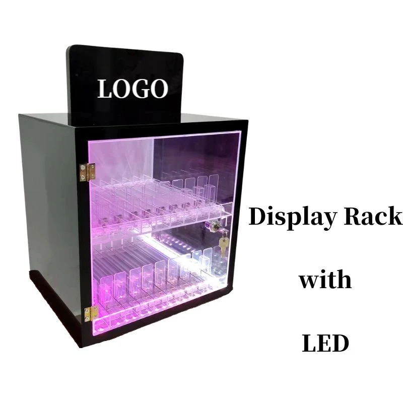 Custom Led Tobacco Shop Display Furniture Tobacco Display Rack Smoke
