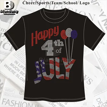 Factory Direct Sales Sparking Iron on Rhinestone Transfers Design Custom Hotfix Template Pattern Rhinestone Transfer for T Shirt