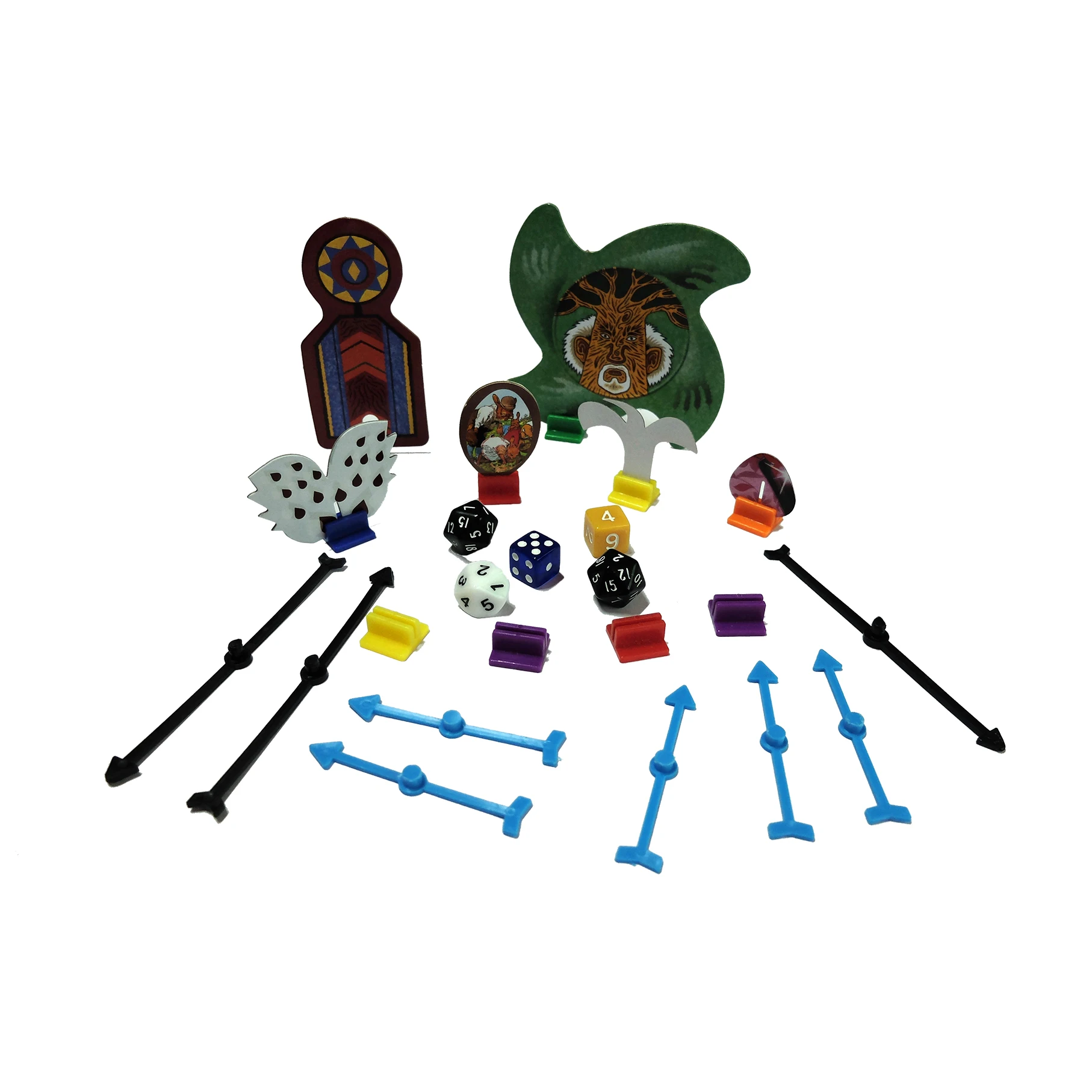 Разумная цена, портативные деревянные кубики по индивидуальному дизайну, пластиковые элементы настольной игры, миниатюры для настольной игры