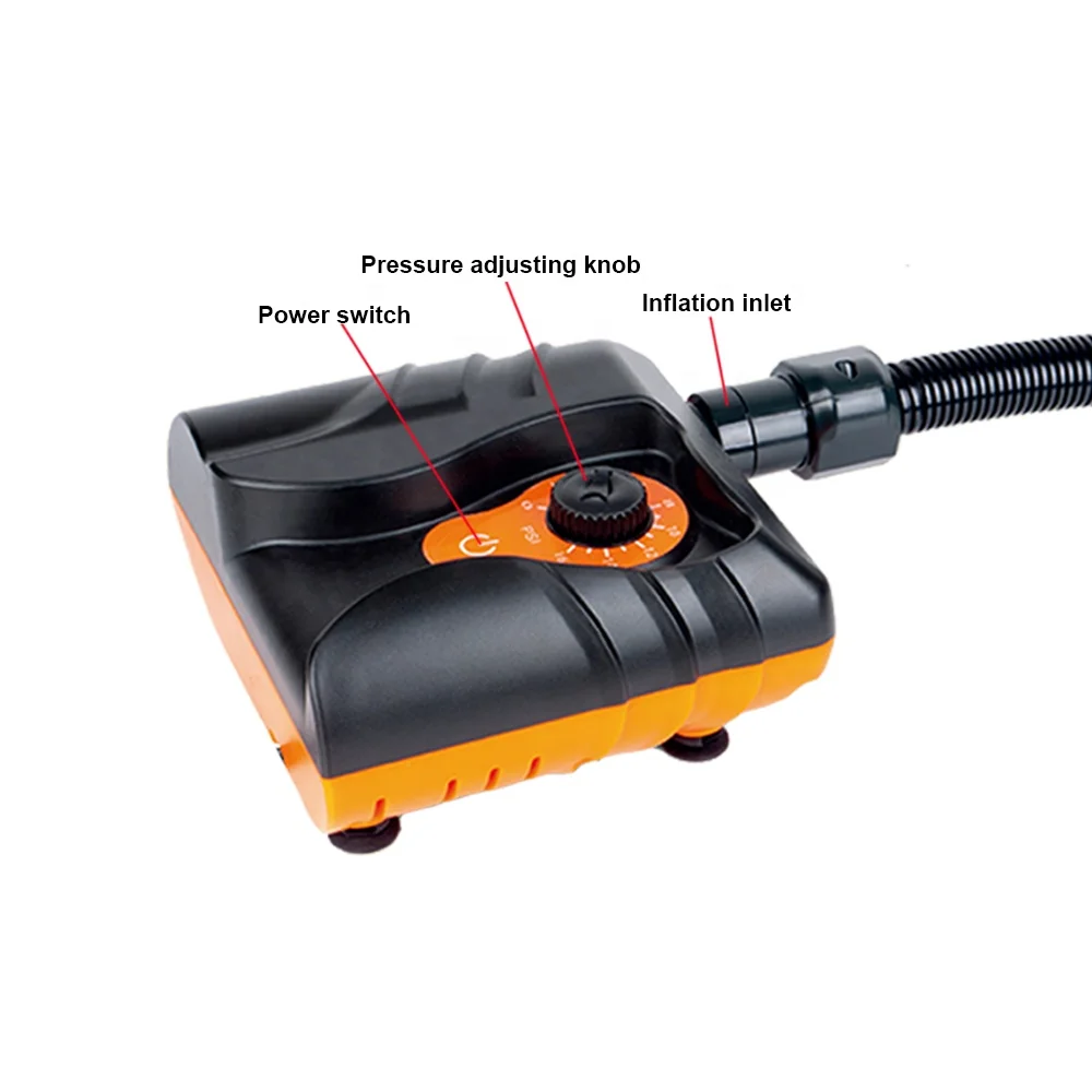 Stermay Water Sports Tools Manual Pressure Electric Air Pump for SUP Surfboard Kayak Inflators Instead of Hand Foot Pump