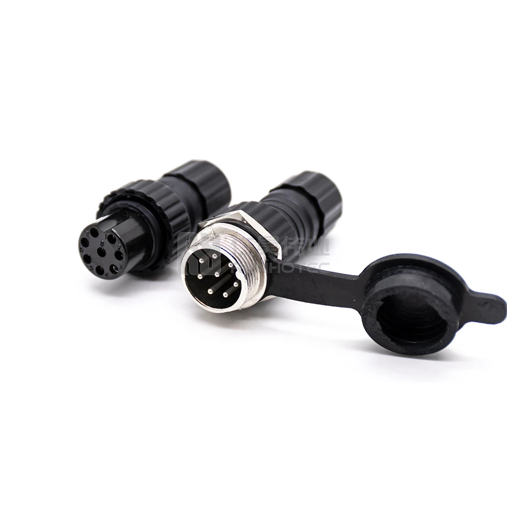 GX16-8 8 Pin Aviation Plug - Dust Cover Connector for Aviation