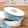 2.5cm - light bluedenim webbing 1 yard (10 yards/roll)