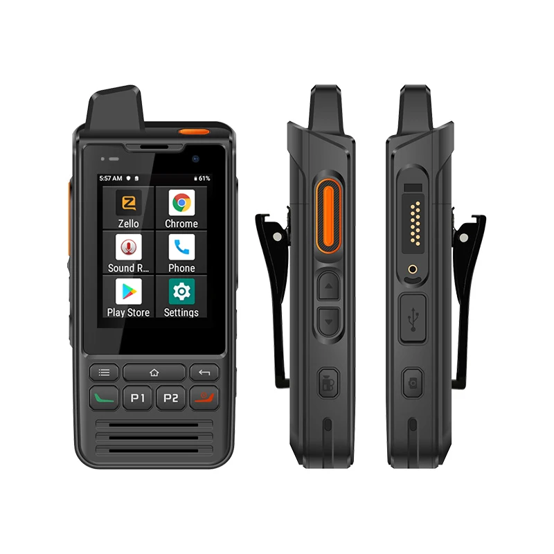 2.8 Inch Touch Screen F60 Rugged Handheld Mobile Phone 4G Zello for Radio PTT POC Walkie Talkie