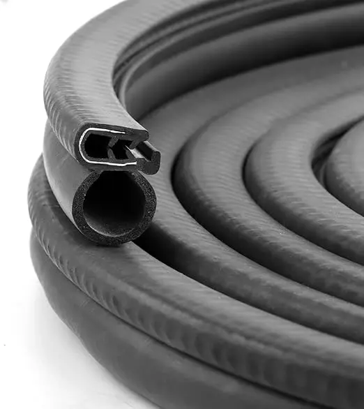 Car Door Rubber Seal Strip,10 Feet Trim Seal Vertical Bulb Fits 1/16