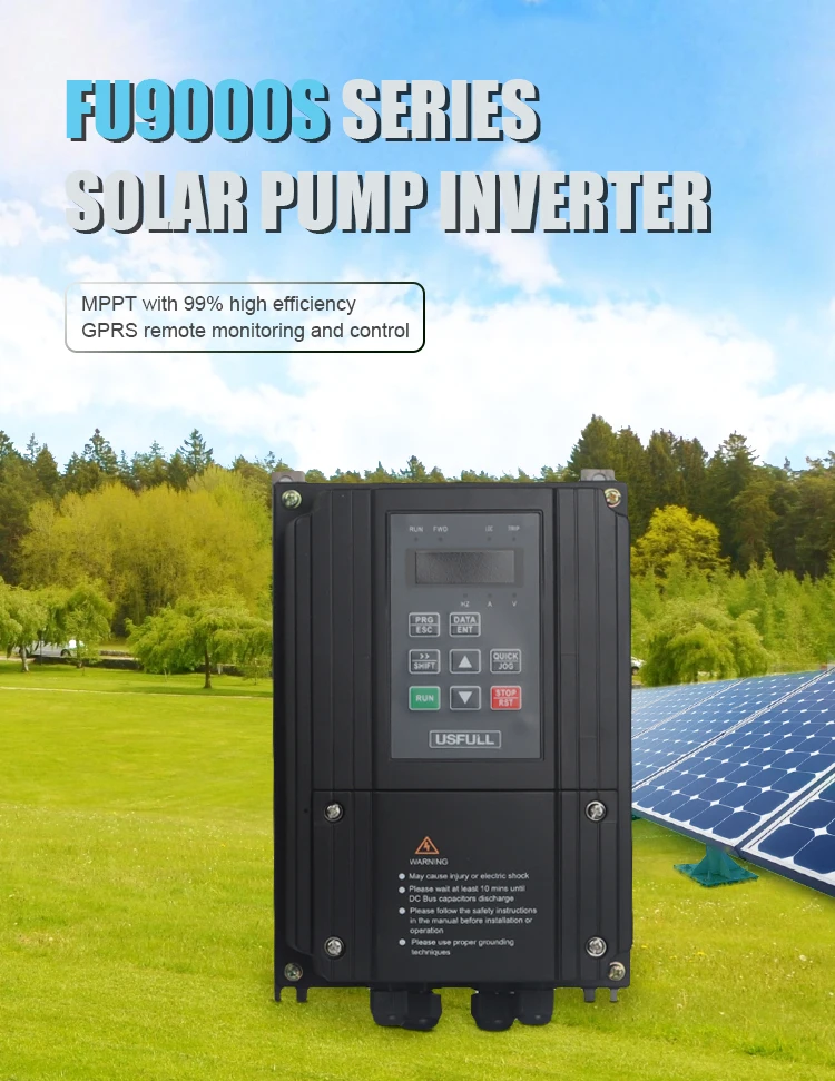 USFULL Outdoor Using IP65 High Waterproof 3 Phase DC AC Solar Water Pumping Inverter