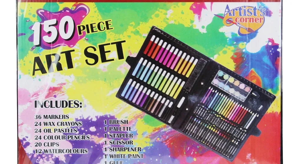 Wax Crayon Oil Pastel Color Pencil Watercolor Marker Pen Solid Paint