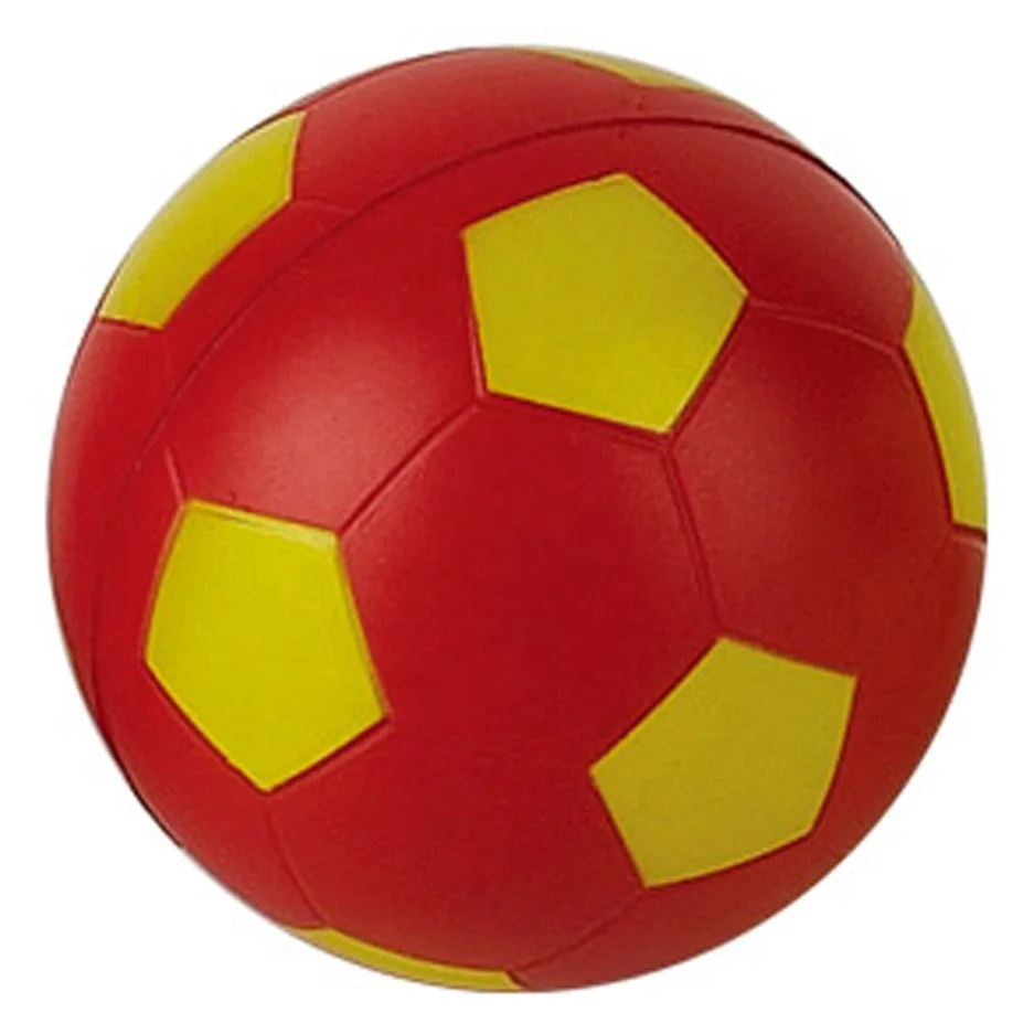 10pcs Balle De Stress En Forme De Football En Mousse Pu, Balle De