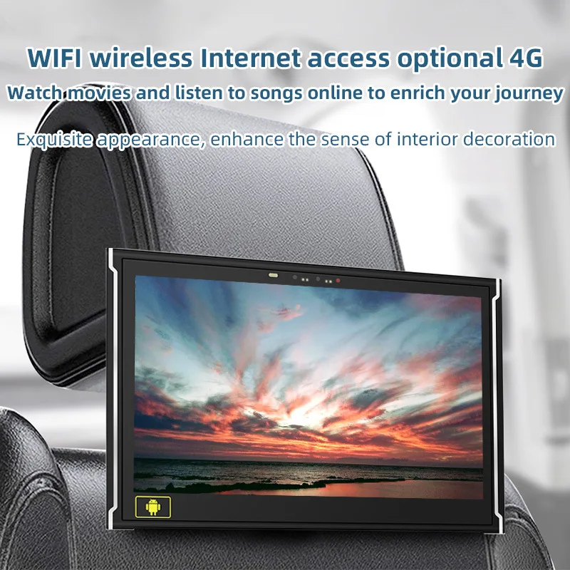 12.5 Inch 4k Tv Tablet Video Android Back Rear Seat Entertainment