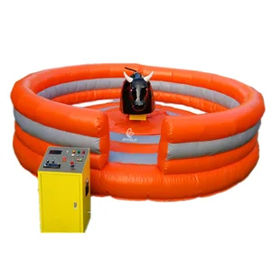 Commercial Inflatable Bull Rodeo Ride Game Indoor Kids and Adult Mechanical Bull Riding Machine for School Occasions
