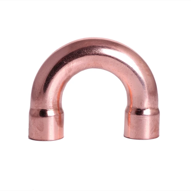 Pipe Fitting Copper U Type Refrigeration Fittings 180 degree elbow-Coupling Tubing Fittings 1-3/8" x 7/8"
