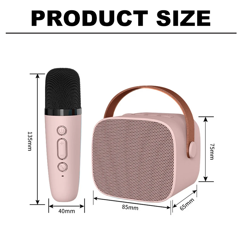 Kids for Bluetooth Audio Karaoke Singing Machine Wireless Microphone with Speaker Gaming Microphone for Kids Toys