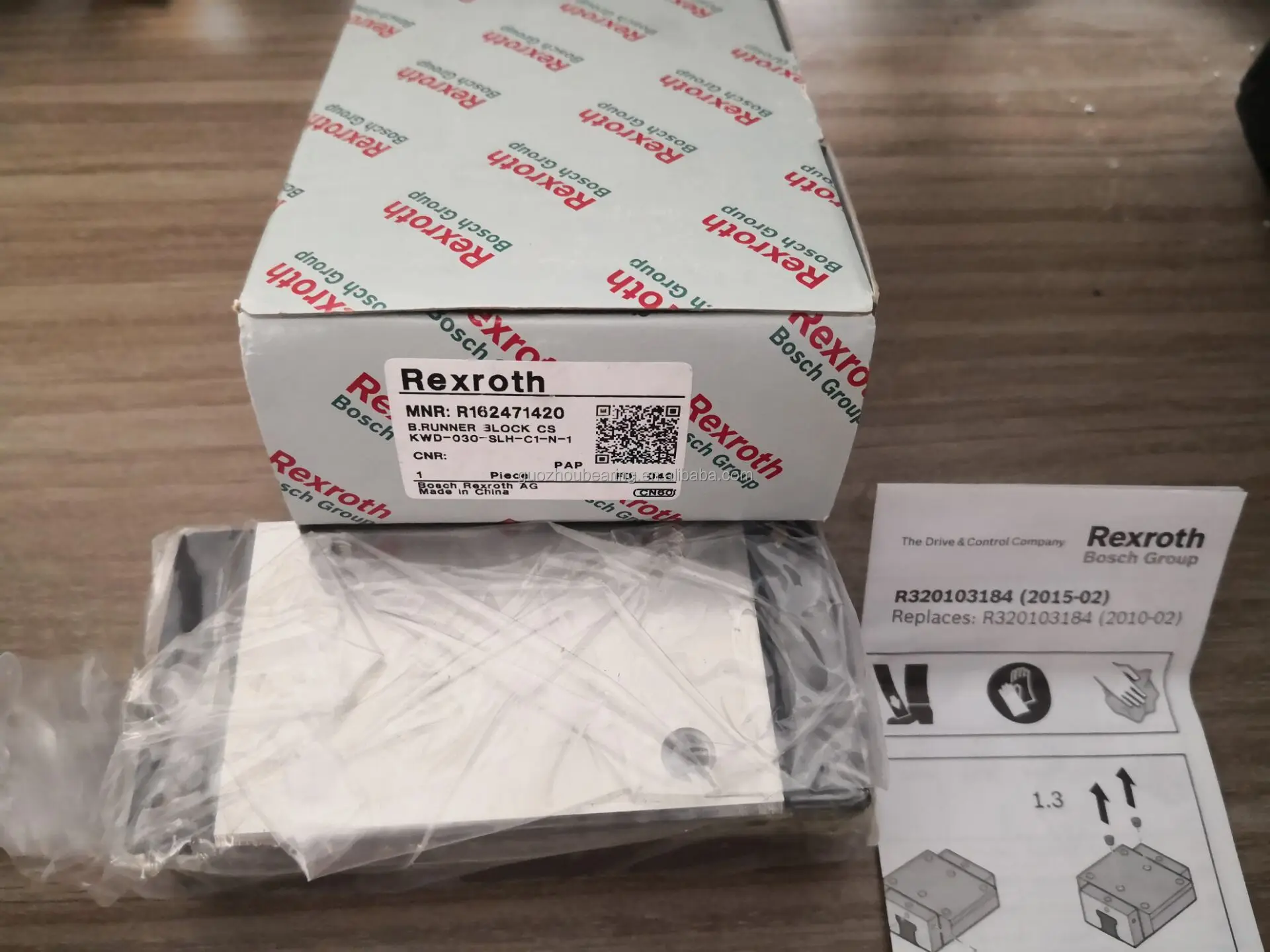 Original Rexroth Linear Guide Slide Block R162471420  R 162471420