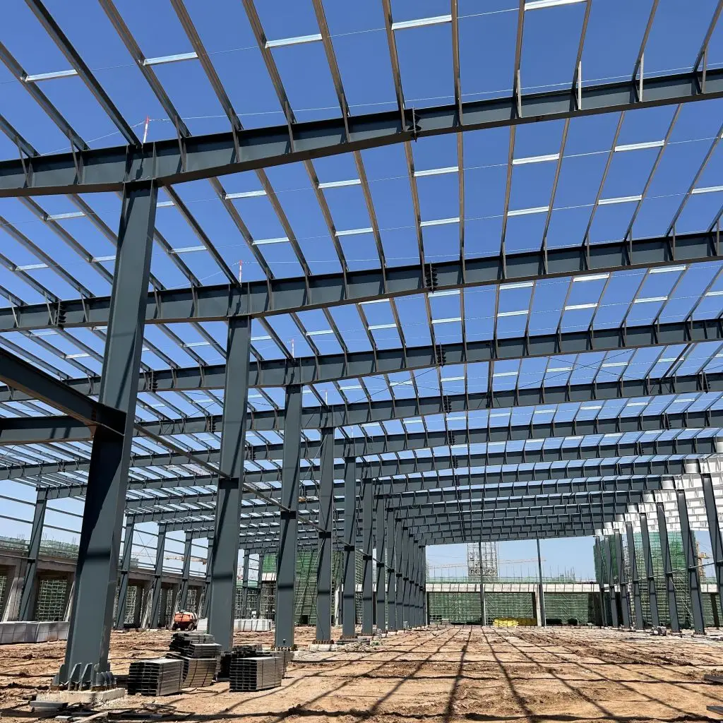Steel Structure Workshop with Overhead Crane