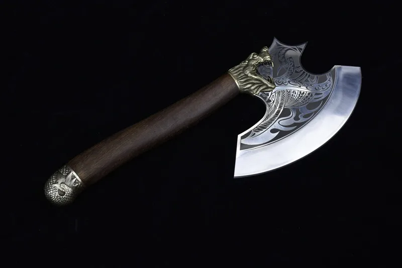 Longquan Bone Cleaver Axes Bone Cutting Chopping Thick Butcher