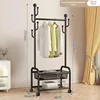 Cesto a rete a doppio strato nero premium da 60 cm