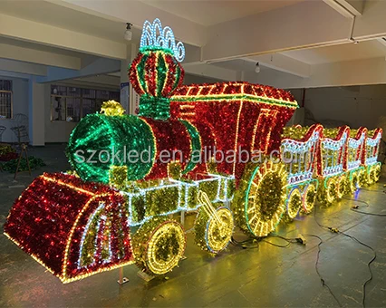 LED 3D クリスマスデコレーション ショッピングモール イベント