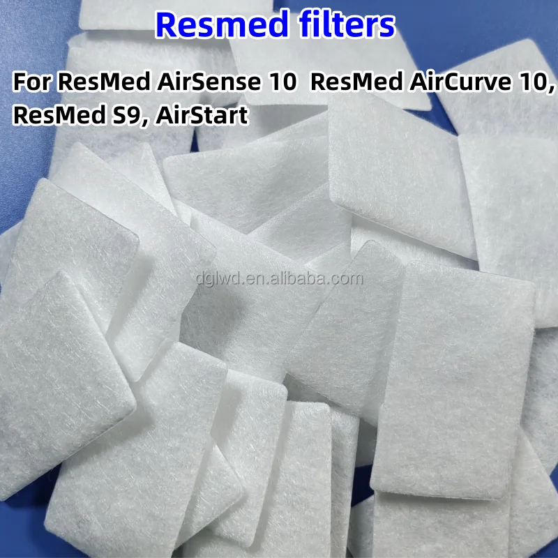 Medical Grade Disposable CPAP Filter with 5 Micron Porosity and 1 Year Warranty for Resmed S9/AirSense 10