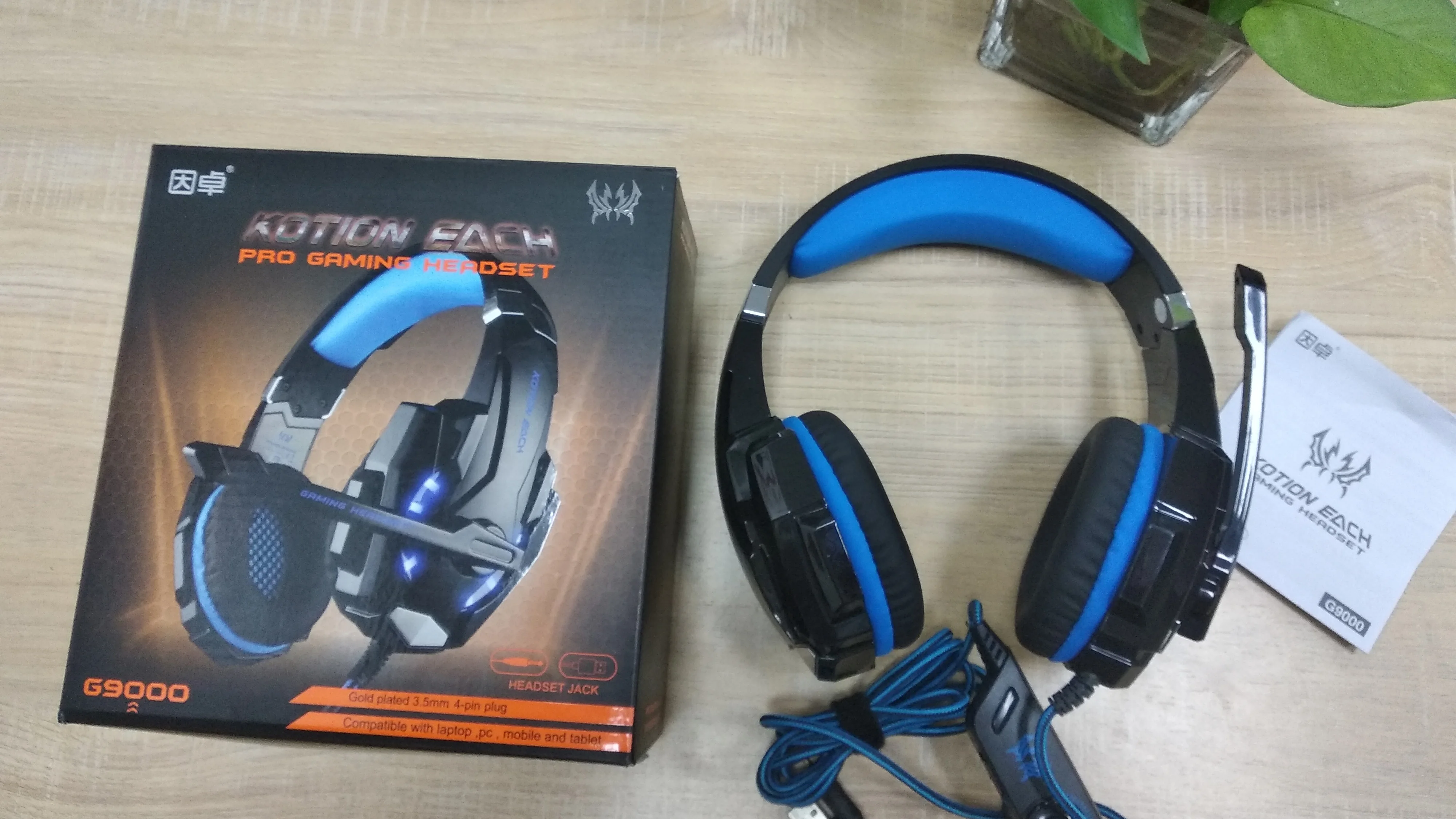 KOTION EACH G9000 LED Gaming Headset with Microphone
