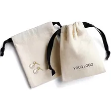 10pcs Drawstring cotton Bag for Jewelry Bracelet Beads Spice Gift Bags Sachet Bag  3x4inch