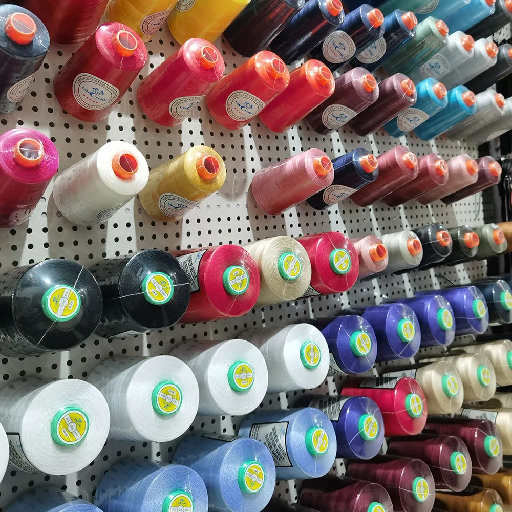 Threads for Sewing Machine High Quality 5000 Yards 40/2 100% Polyester Cone Spun Thread Sewing