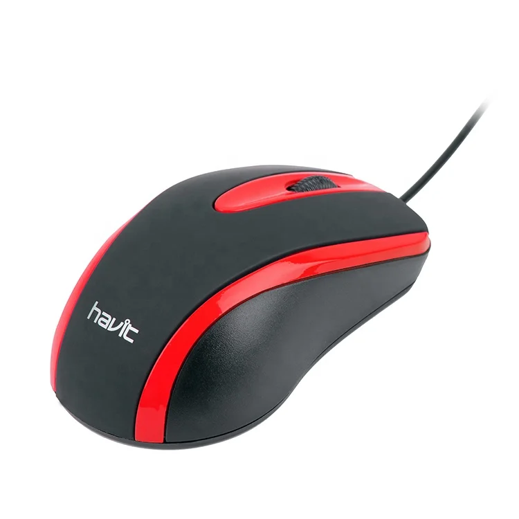 Hv-Ms753 Havit дешевой оптовой Ergonomico Souris логотип personnalisable компьютер аксессуар отделения Usb сандалии с изображением «Минни Маус» Проводная клавиатура для ПК Lapt