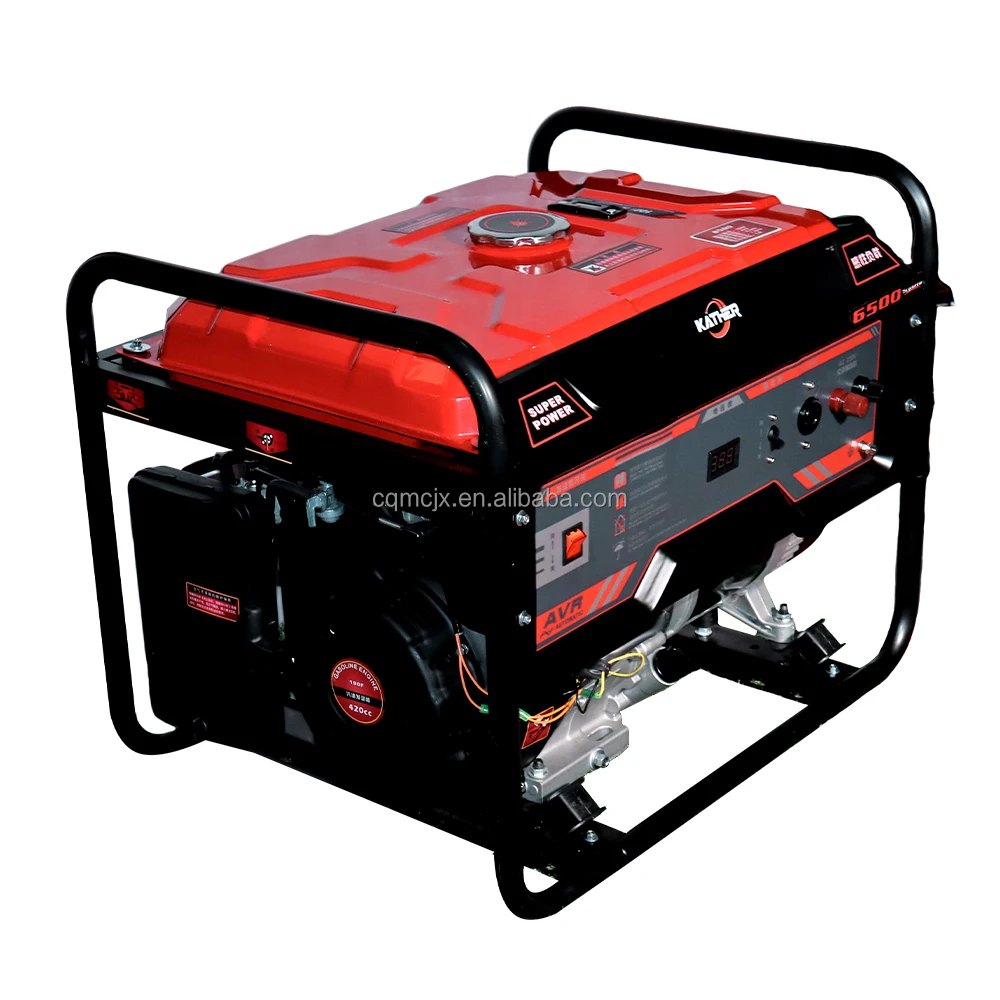 Hot Sale 5Kw 5Kva 5000W 8Kva 10kva Electricity Generation Generators Air Cooled 4 Stroke Gasoline Generators Parts Spare manufacture